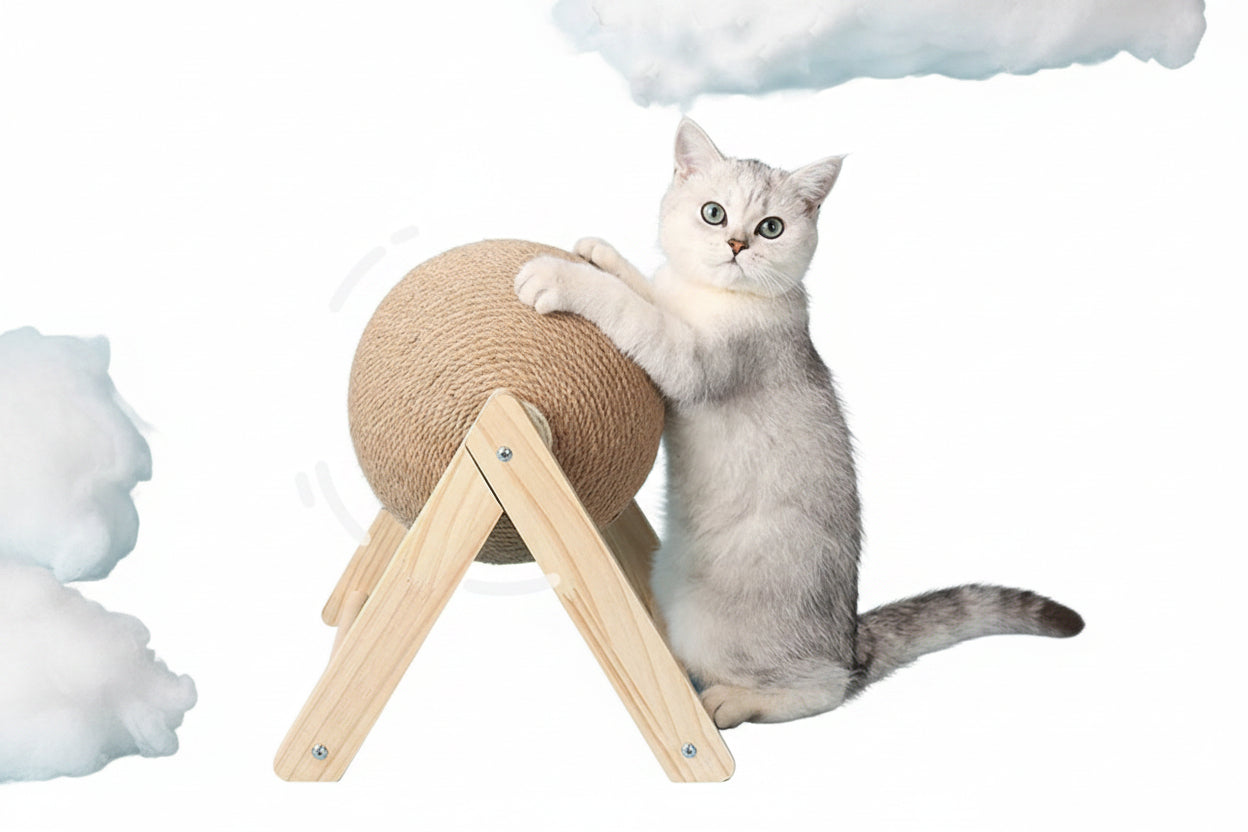 Cat Scratching Ball Toy Kitten Sisal Rope Ball Board Grinding Paws Toys Cats Scratcher Wear-resistant Pet Furniture supplies-2