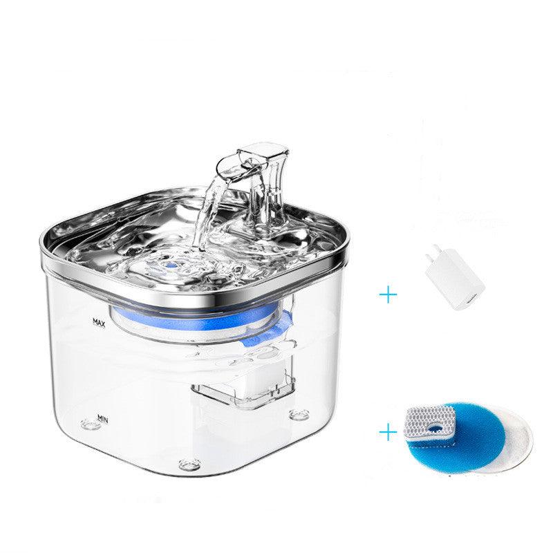 Stainless Steel Automatic Pet Water Dispenser for Cats and Dogs 2L-4