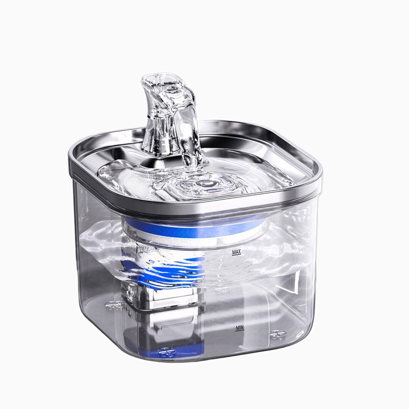 Stainless Steel Automatic Pet Water Dispenser for Cats and Dogs 2L-3