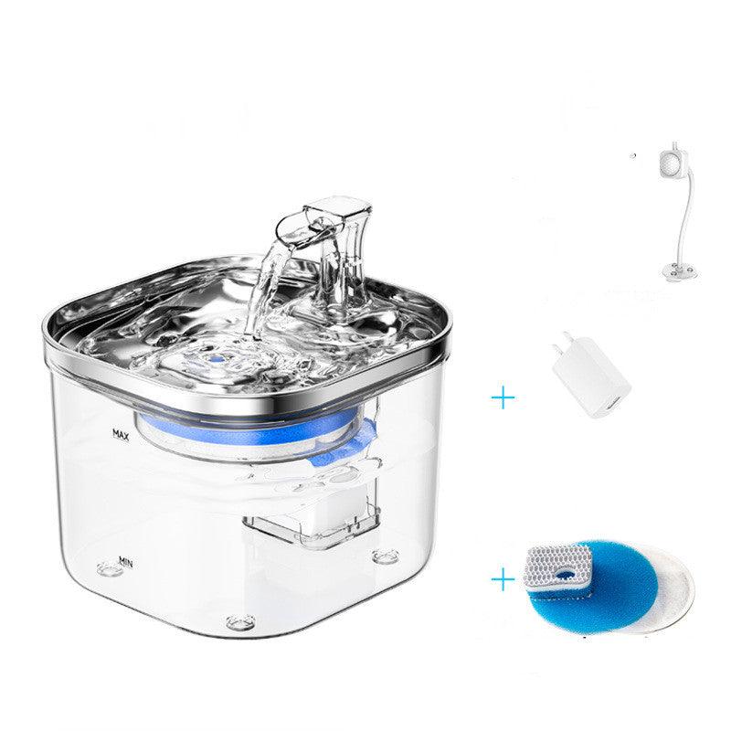 Stainless Steel Automatic Pet Water Dispenser for Cats and Dogs 2L-5