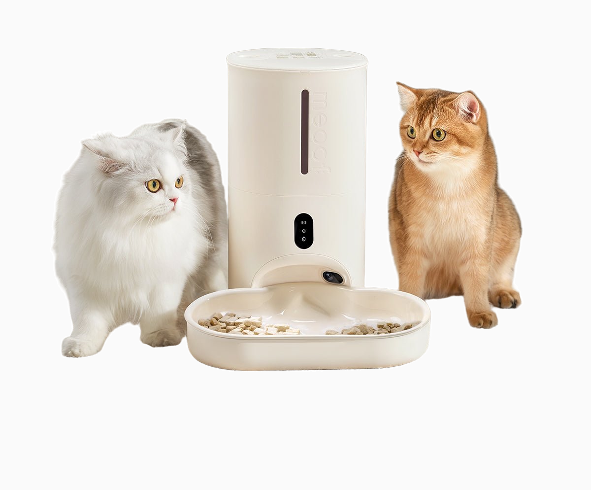 Smart Automatic Pet Feeder with Camera App Control 4L Capacity-0