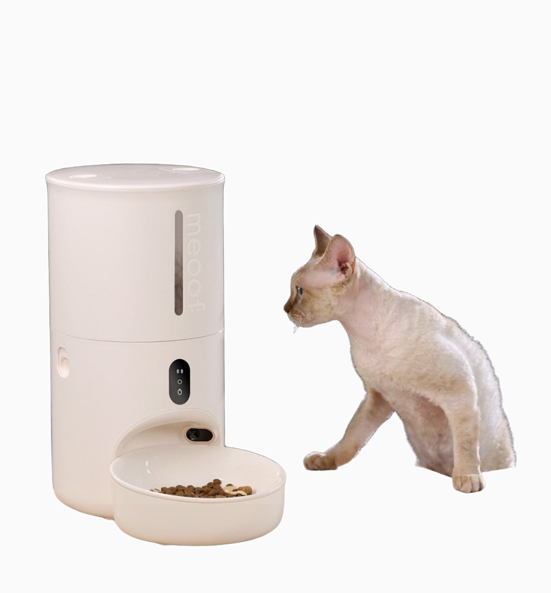 Smart Automatic Pet Feeder with Camera App Control 4L Capacity-4